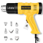 Variable Temp Electric 2000W Hot Air Gun With 9 Piece Nozzles