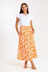 Kiyyah Ladies Printed High-waisted Elasticated Skirt With Pockets - Boredbox