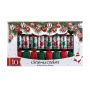 Christmas Crackers - Decorations - Red & Green - 10 Piece - 10 Pack