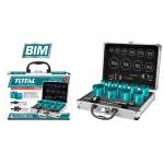 Totai Total Hole Saw Kit 12PC Bi-metal In Aluminium Case