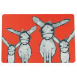 - Place Mats Set Of 4 Red Donkey