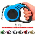 16-FOOT Retractable Cat Leash - Nylon Automatic Extending & Retracting Pet Traction Rope For Walking - Durable Freedom Dog Leash