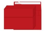 Ouzoustate 100 Packs Red 4X6 Envelopes For Invitation Card A6 Small Envelopes Self Seal For Wedding Birthday Party Baby Shower
