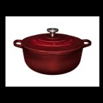 Maxwell & Williams 28 Cm Cast Iron Round Casserole Merlot