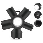 10 In 1 Faucet Aerator Removal Tool Aerato Key For Threaded Aerator And Housed Aerateor Tool Fits Size M16.5 M18.5 M21.5 M22 M24