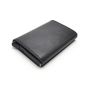 Alloy Minimalist Soft Leather Pop Up Card Holder Case With Rfid Blocking