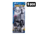 Gun Rifle Suction Dart Set 9PC