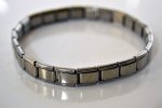 Charm Bracelet Arm Bands Stainless Steel 24 Link