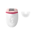 Philips Satinelle Essential Corded Compact Epilator - White pink