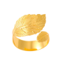20 Piece Openwork Gold Leaf Napkin Rings For Table Setting