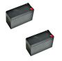 LIFEPO4 Lithium Iron Phosphate Battery - 12V 7AH - 90WH - 2 Pack