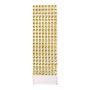 Glittering Rhinestone Napkin Rings - Elegant Dining D Cor - Gold -10 Piece