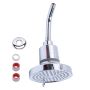 6 Round Filter Shower Head With Shower Arm 7 Settings Spa Shower Sprayer
