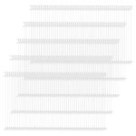 5000 Pieces Standard Tagging Fasteners Tag Pins Plastic Regular Garment Clothing Price Label Barbs White 2 Inches