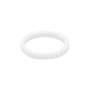 Women's Silicone Stackers - Diamond Pattern - White / 7