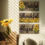3PCS Sunflower English Butterfly Wall Sticker Self-adhesive Pvc Wall Sticker Removable Wall Sticker Room Decor Scene Decor Bedro