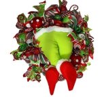 Grinch Wreath 40X20CM