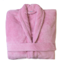 Club Classique Coral Fleece Bathrobes - Various Colours & Sizes - 4 XL / Vintage Pink