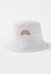 Cotton On Kids Reversible Bucket Hat - Dark Vanilla rainbow