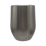 12OZ Silver Stainless Steel Wine Tumbler - Sublimation Express