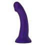 6" Contour Silicone Dildo - Purple