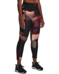 Women's Heatgear Armour Printed Ankle Leggings - Black XXL