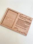 Wooden Frame "grandmother" - Afrikaans