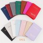Passport Cover Passport Protector Passport Holder With Ticket Holder For International Travel Plane Pattern