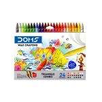 Doms 24TRI Jumbo Waxcrayons 3469