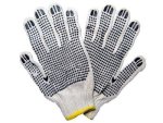 Double Sided Polka Dot Glove - White Wrist