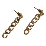 Jewellery - Chain Drop And Dangle Studs - Earrings - Gold Plated