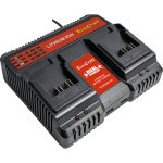 Tork Craft Battery Charger 20V 4.5A Dual Port 220V TC20VABC-03