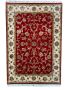 A Very Elegant And Rare Boudreaux Silk Flower Agra Rug 215 X 138 Cm