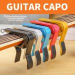 Premium Aluminum Alloy Guitar Capo - Quick Change Clamp For Acoustic Electric And Ukulele Guitars - Perfect Tone Adjustment