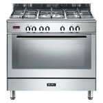 ELBA 90CM Fusion Gas Electric Cooker Stainless Steel 01 9FX827