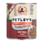 Tender Strips Oxtail Stew With Vegetables Flavoured Dog Food Can 775G