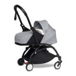 Babyzen Yoyo 2 Including 0 Month & 6 Month + Colour Packs - Black Yoyo+ 6+ Colour Pack Stone