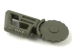 Parts Minifigure Utensil Tool Circular Blade Saw 30194 - Dark Grey Old Grey