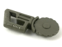 Parts Minifigure Utensil Tool Circular Blade Saw 30194 - Dark Grey Old Grey