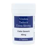 Virekta Tadavir Extra Strong Cialis Generic 40MG In 5 Or 20 Tablets - 5 Tablets