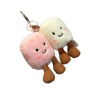 Fun Marshmallow Keychain Cute Soft Keychain Pendant Doll Pendant Gift