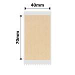 NB744 - - B1 B21 B3S B4 - 40X70MM - 105 Kraft Labels