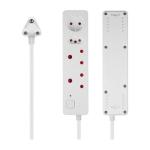 4 Way Surge Protected Multi M NX-4500-05-WT