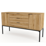 Marley Cabinet With Center Drawers - Blackwood