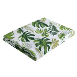 Baby Muslin Swaddle Blanket - White Flamingo
