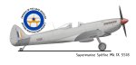 Supermarine Spitfire Mk Ix 5518 Mug