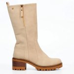 Ladies Detoit 1 Long Shaft Boot - Beige - 8