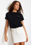 Embroidered Fit T-Shirt - Black