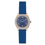 Guess MINI Luna Blue Rose Gold Analog Watch