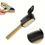 1PC Wooden Handle Shoe Cleaning Brush - Durable Steel Wire For Ballet & Home Use Non-electric